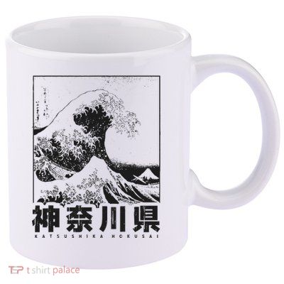 Great Wave Off Kanagawa Japan Aesthetic Japanese Art 11oz C Handle Ceramic Mug