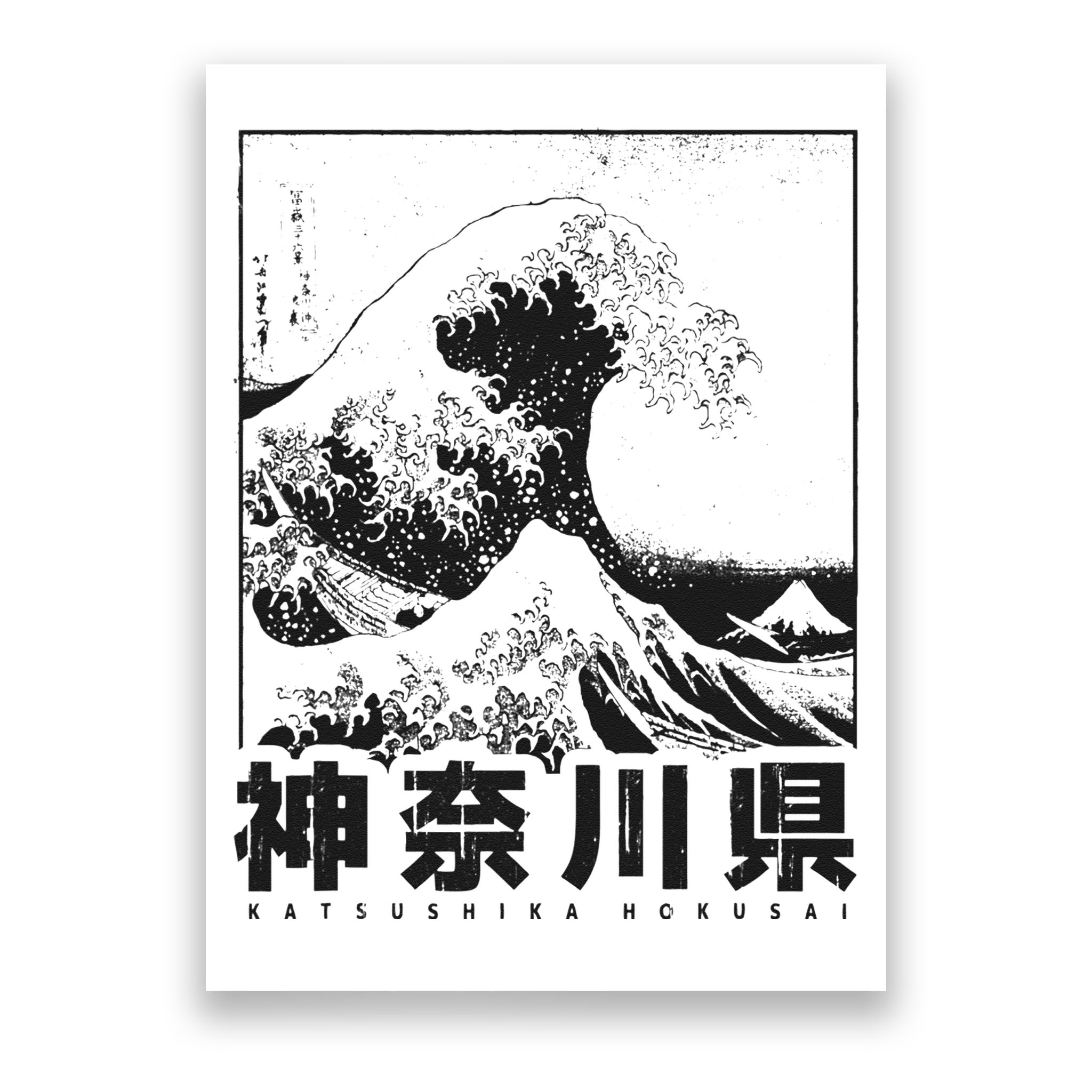 Great Wave Off Kanagawa Japan Aesthetic Japanese Art Poster