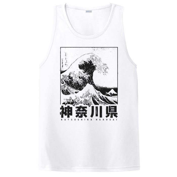 Great Wave Off Kanagawa Japan Aesthetic Japanese Art PosiCharge Competitor Tank