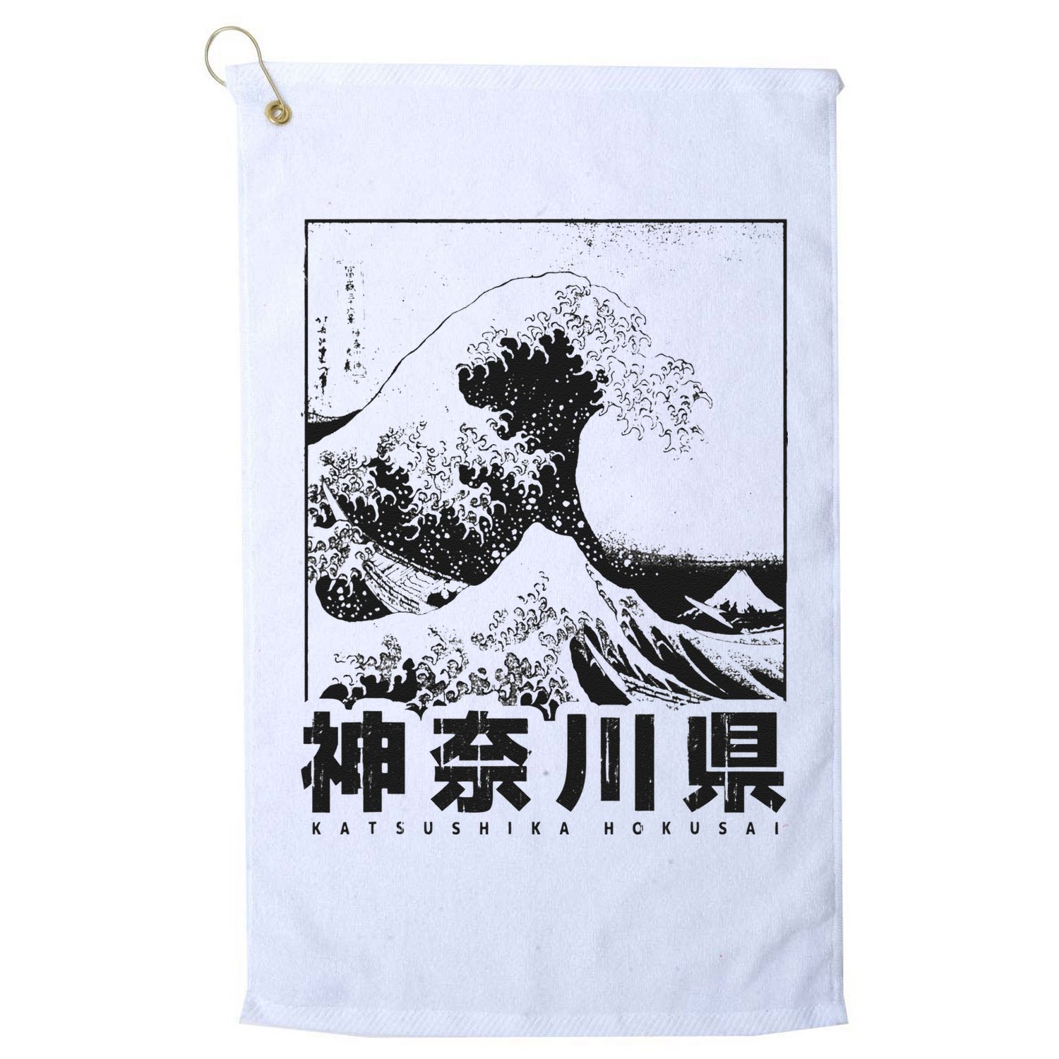 Great Wave Off Kanagawa Japan Aesthetic Japanese Art Golf Towel