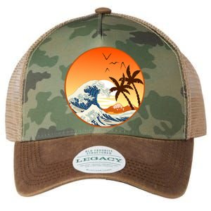 Great Wave Off Kanagawa Legacy Tie Dye Trucker Hat