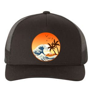 Great Wave Off Kanagawa Yupoong Adult 5-Panel Trucker Hat