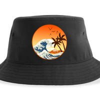 Great Wave Off Kanagawa Sustainable Bucket Hat