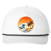 Great Wave Off Kanagawa Snapback Five-Panel Rope Hat