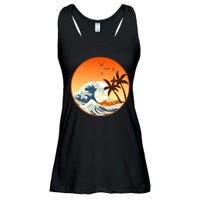 Great Wave Off Kanagawa Ladies Essential Flowy Tank