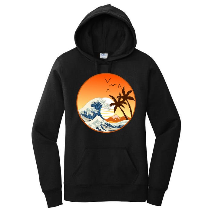 Great Wave Off Kanagawa Women's Pullover Hoodie