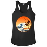 Great Wave Off Kanagawa Ladies PosiCharge Competitor Racerback Tank