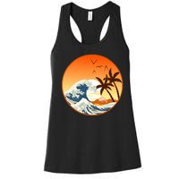 Great Wave Off Kanagawa Women's Racerback Tank