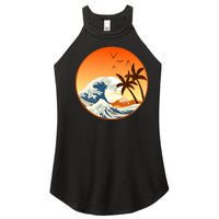 Great Wave Off Kanagawa Women's Perfect Tri Rocker Tank