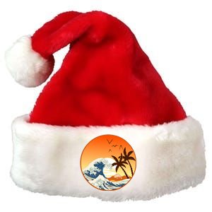 Great Wave Off Kanagawa Premium Christmas Santa Hat