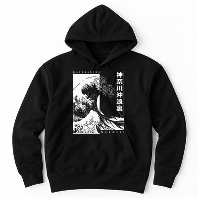 Great Wave Off Kanagawa Japanese Aesthetic Hokusai Hoodie
