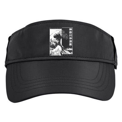Great Wave Off Kanagawa Japanese Aesthetic Hokusai Adult Drive Performance Visor