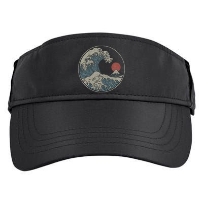 Great Wave Off Kanagawa Japanese Art Aesthetic Tsunami Adult Drive Performance Visor