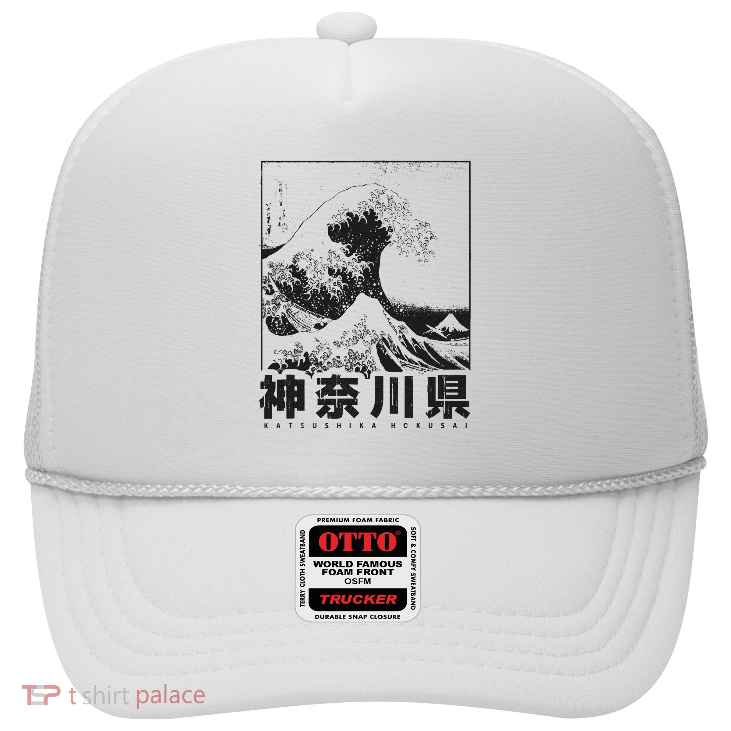 Great Wave Off Kanagawa Japan Aesthetic Japanese Art Trucker Hat