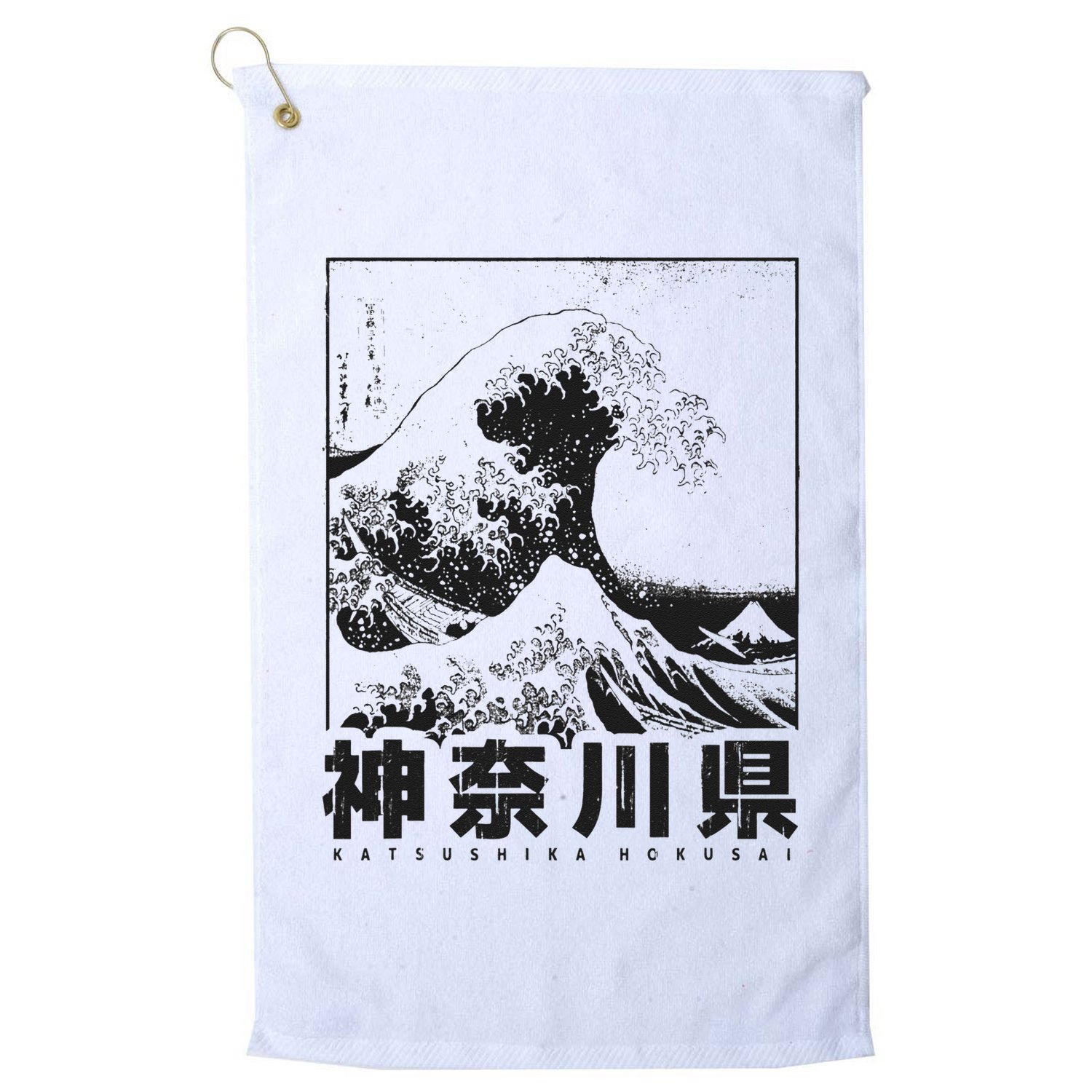 Great Wave Off Kanagawa Japan Aesthetic Japanese Art Golf Towel