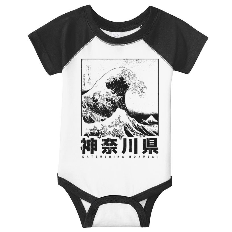 Great Wave Off Kanagawa Japan Aesthetic Japanese Art Infant Baby Jersey Bodysuit