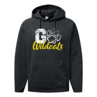 Go Wildcats Purple Performance Fleece Hoodie