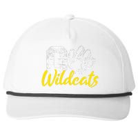 Go Wildcats Purple Snapback Five-Panel Rope Hat