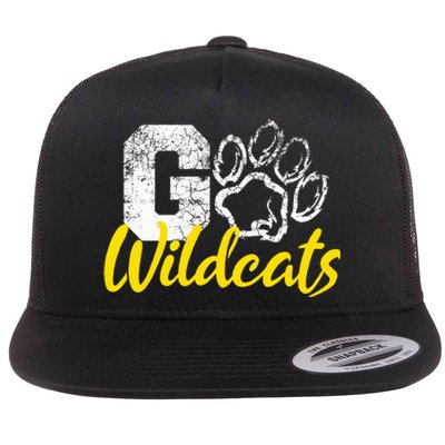 Go Wildcats Purple Flat Bill Trucker Hat