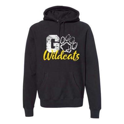 Go Wildcats Purple Premium Hoodie