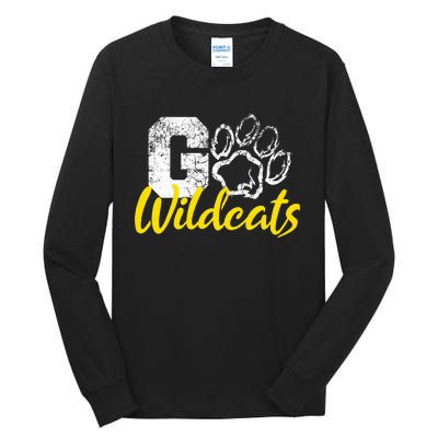 Go Wildcats Purple Tall Long Sleeve T-Shirt