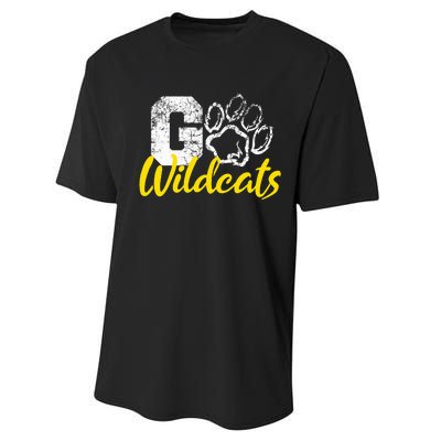 Go Wildcats Purple Performance Sprint T-Shirt