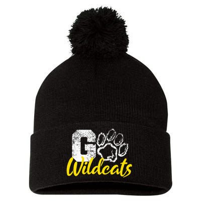 Go Wildcats Purple Pom Pom 12in Knit Beanie