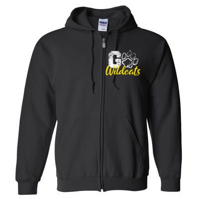 Go Wildcats Purple Full Zip Hoodie