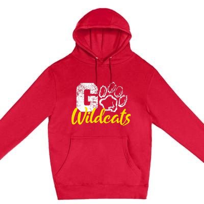 Go Wildcats Purple Premium Pullover Hoodie