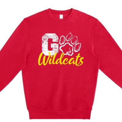 Go Wildcats Purple Premium Crewneck Sweatshirt