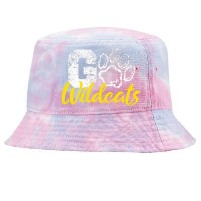 Go Wildcats Purple Tie-Dyed Bucket Hat