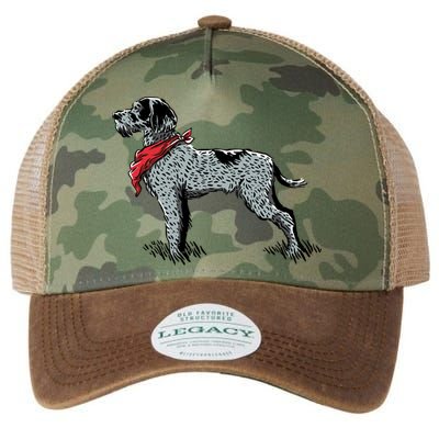 German Wirehaired Pointer Legacy Tie Dye Trucker Hat