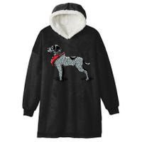 German Wirehaired Pointer Hooded Wearable Blanket