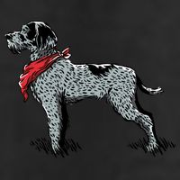 German Wirehaired Pointer 15oz Campfire Ceramic Mug
