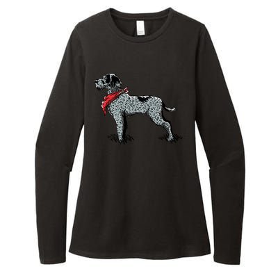 German Wirehaired Pointer Womens CVC Long Sleeve Shirt