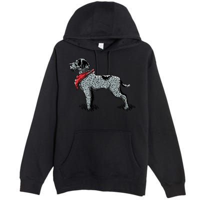 German Wirehaired Pointer Premium Pullover Hoodie