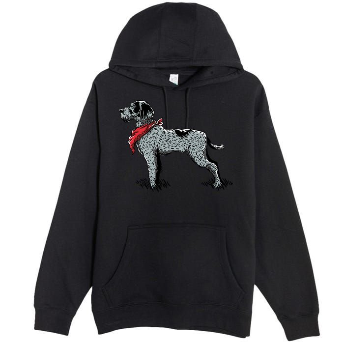 German Wirehaired Pointer Premium Pullover Hoodie