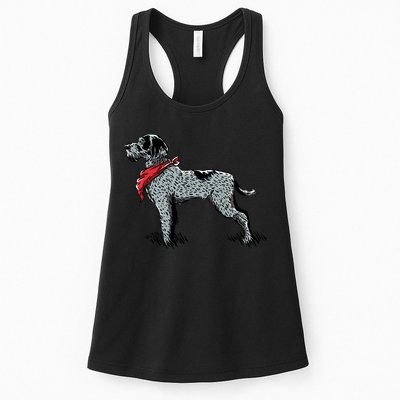 German Wirehaired Pointer Womens Tank Top