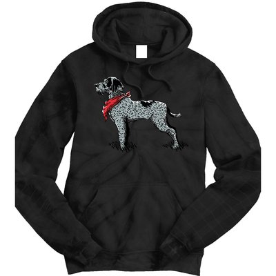 German Wirehaired Pointer Tie Dye Hoodie