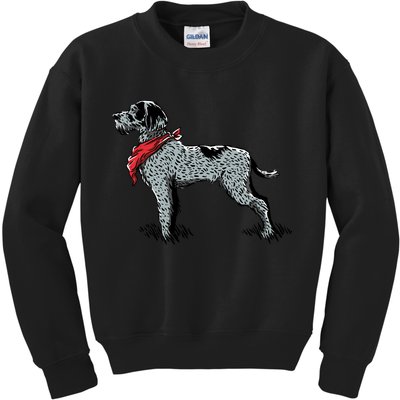 German Wirehaired Pointer Kids Sweatshirt