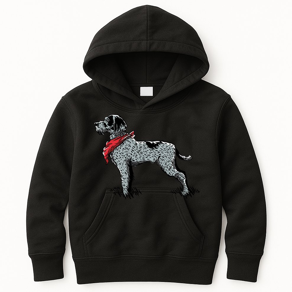 German Wirehaired Pointer Kids Hoodie