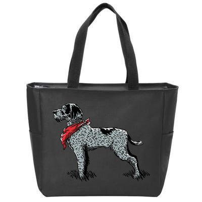 German Wirehaired Pointer Zip Tote Bag