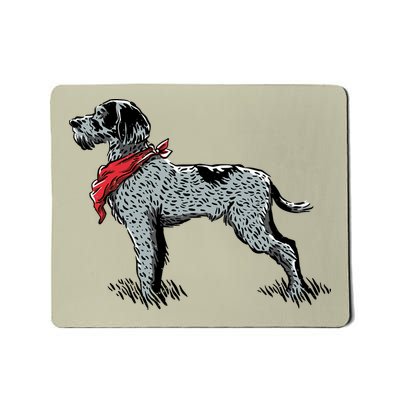 German Wirehaired Pointer Mousepad