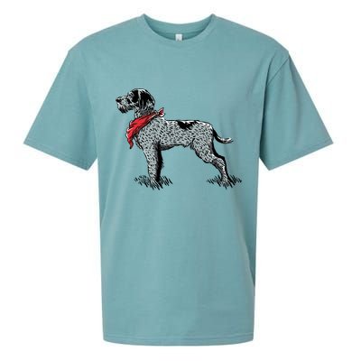 German Wirehaired Pointer Sueded Cloud Jersey T-Shirt