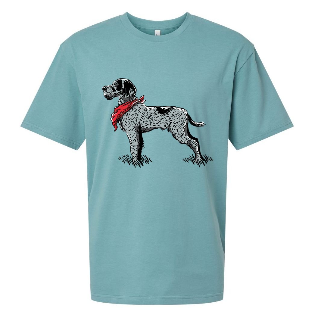 German Wirehaired Pointer Sueded Cloud Jersey T-Shirt
