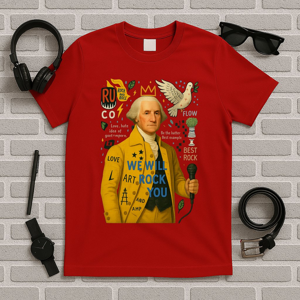 George Washington Pop Art T-Shirt