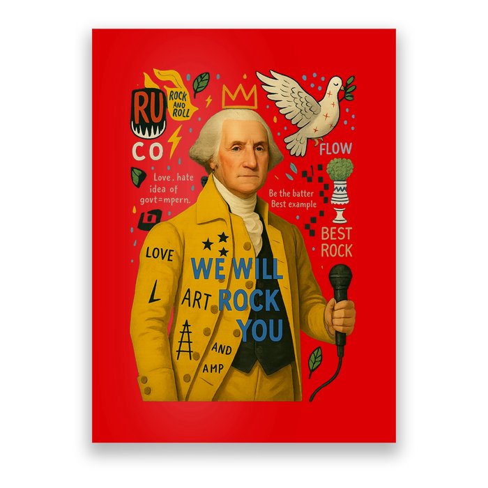 George Washington Pop Art Poster