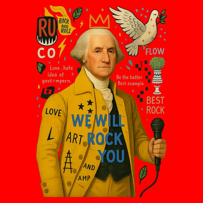 George Washington Pop Art Poster