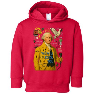 George Washington Pop Art Toddler Hoodie