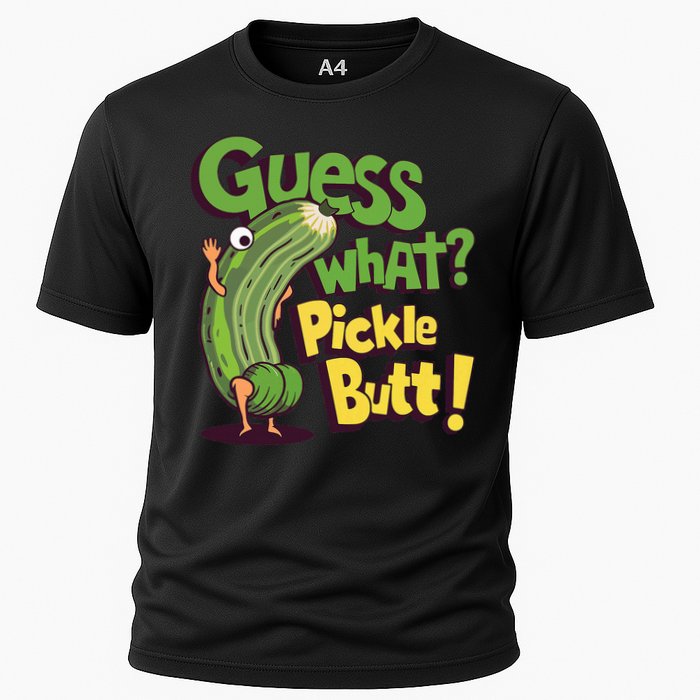 Guess What Pickle Butt! Funny Cucumber Meme Pickle Joke Performance Shirt
